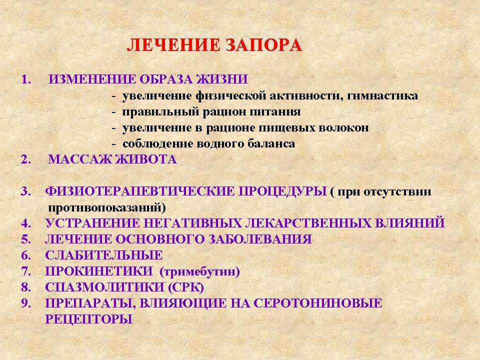Почему возникает запор: как и чем лечить причины