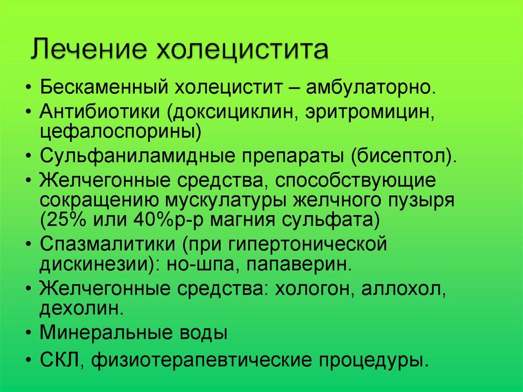 Холецистит