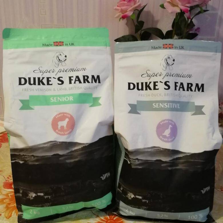 Корма для собак duke’s farm (дюкс фарм)