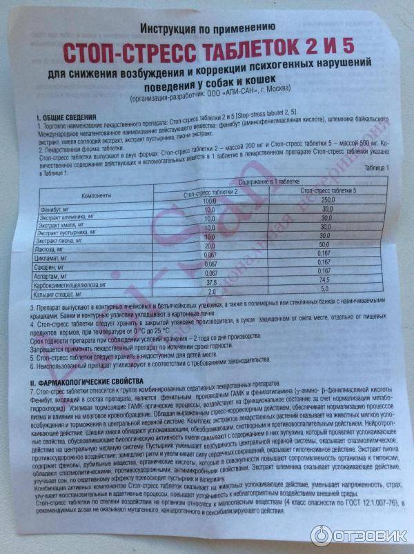 Насколько действенно успокоительное для собак стоп-стресс от api-san (апи-сан)?
