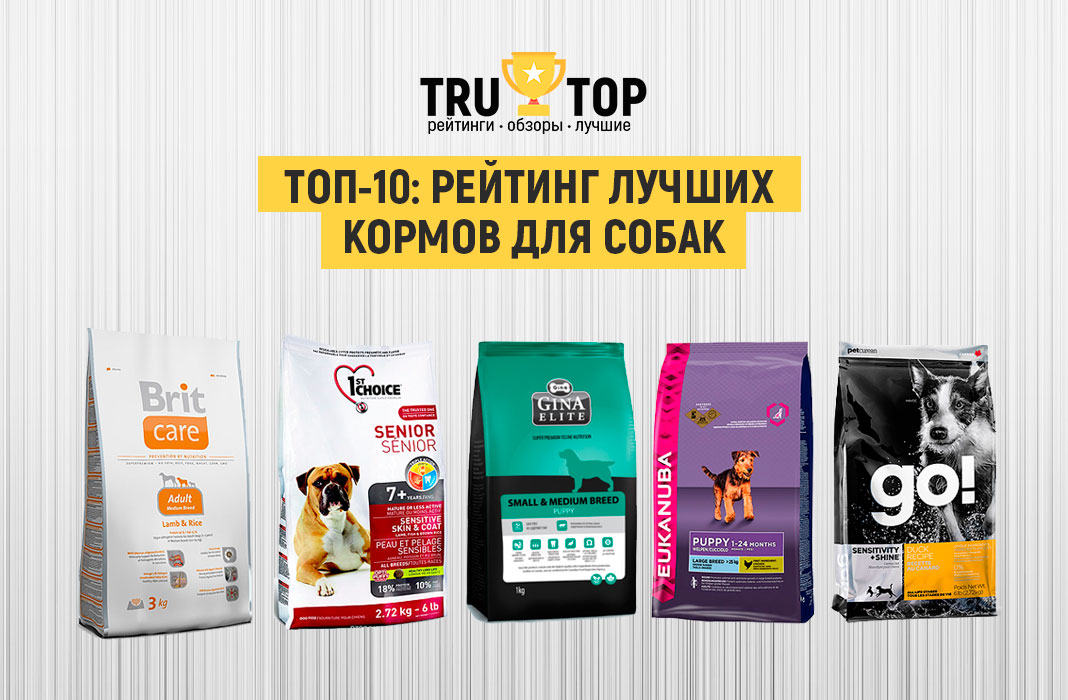 Сухие корма для собак