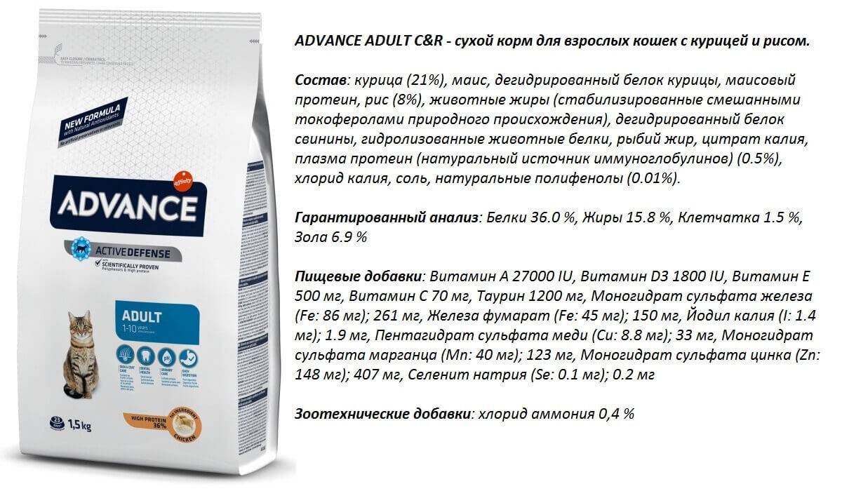 Корм для кошек | advance | отзывы ветеринара, покупателей