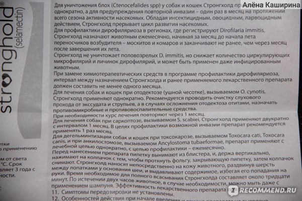 Стронгхолд для котят: инструкция по применению