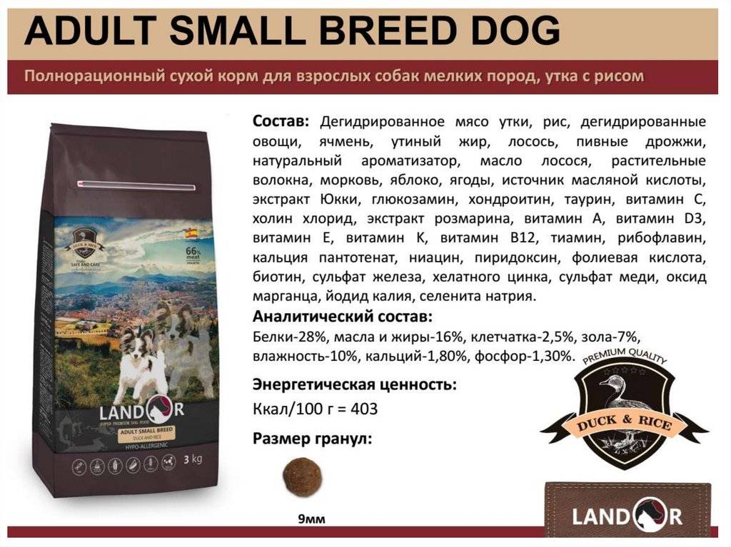 Обзор влажного корма landor