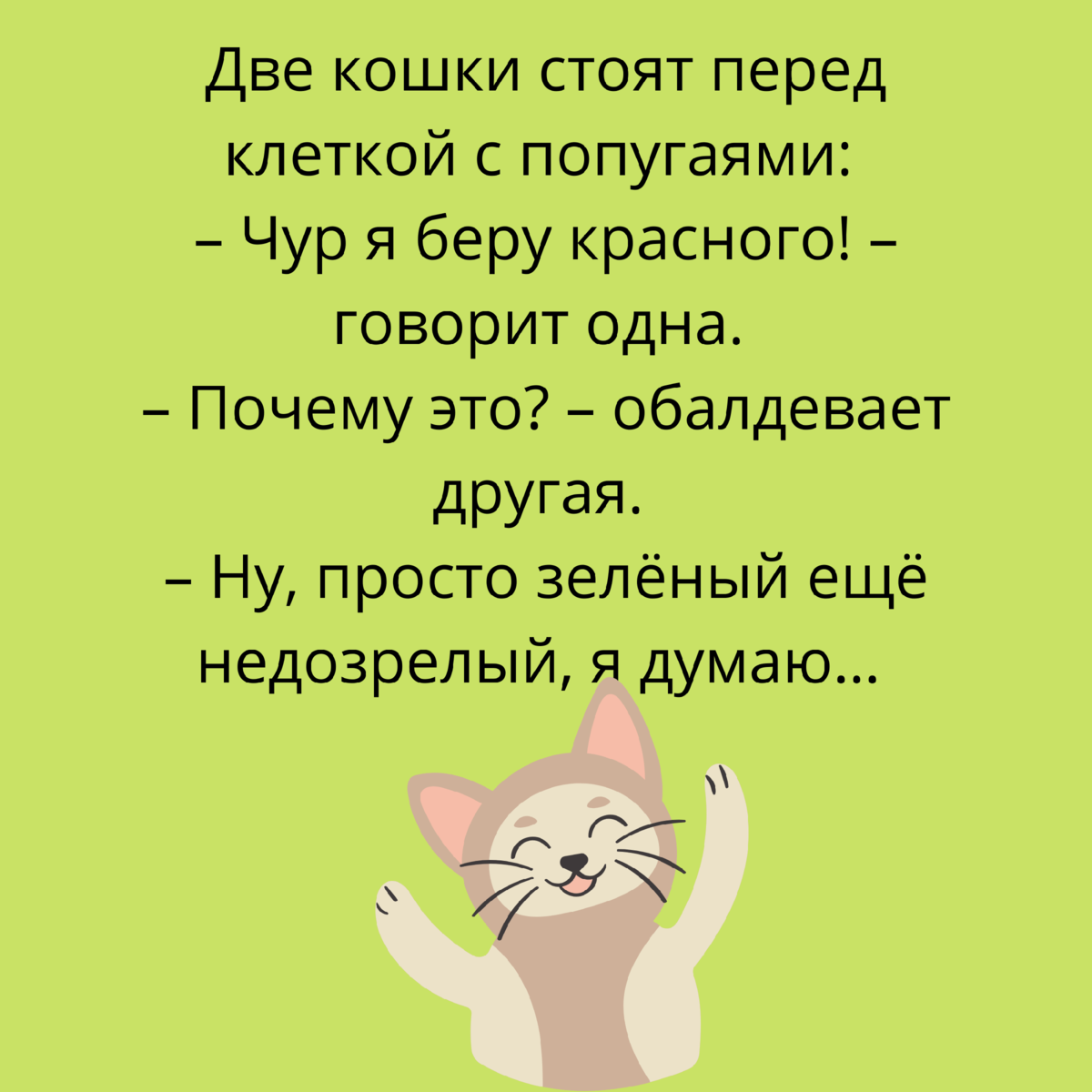 Конечно кошка. Анекдот про кота. Анекдоты с котами. Анекдоты про котов для детей. Анекдоты о кошках и котах.