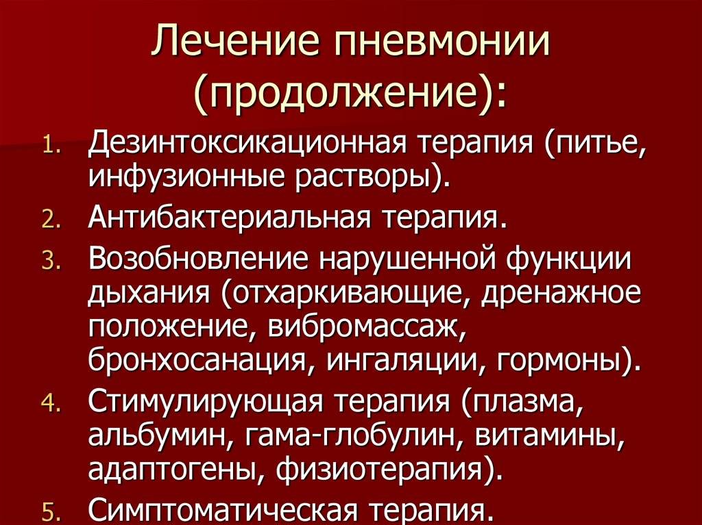 Пневмония – симптомы, лечение, причины