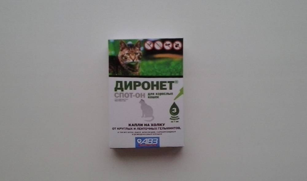Диронет для кошек: описание и инструкция