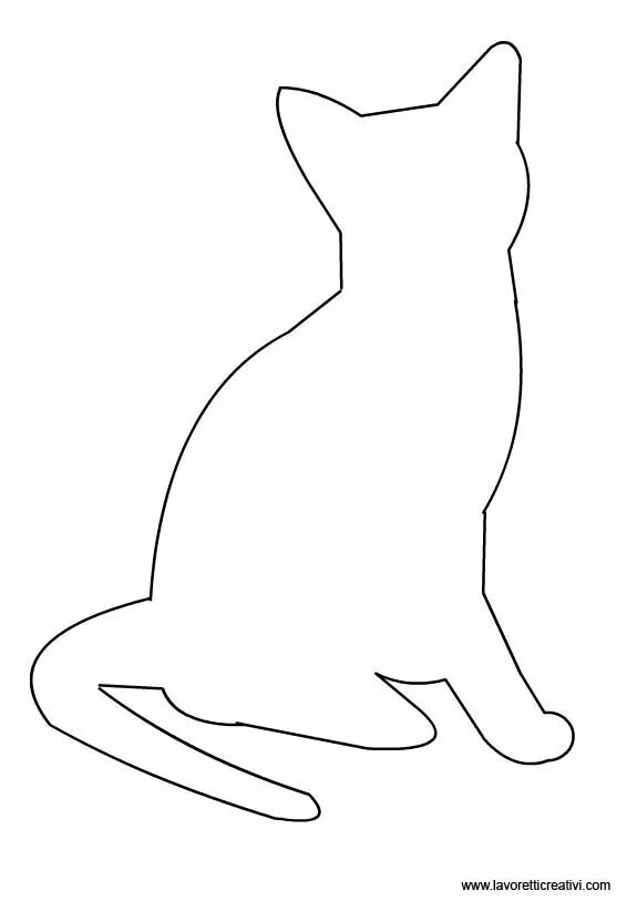 Трафареты кошек. трафареты кошек и котов для декора силуэты кошек для вырезания трафарета