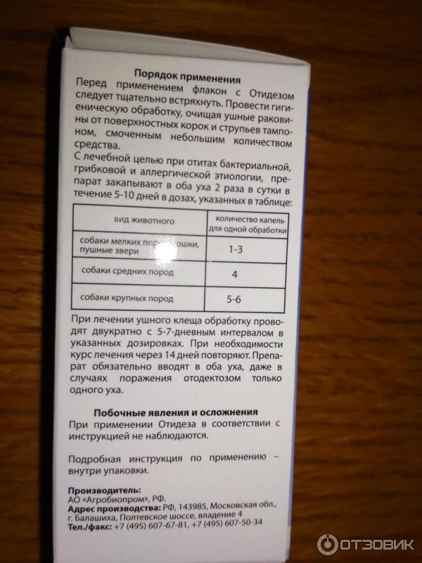 Ушной клещ: профилактика и лечение
